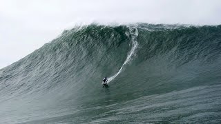 Maya Gabeira Breaks Guinness World Record for the Largest Wave By a Woman  735 Feet at Nazaré [upl. by Timus]