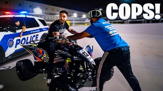 COPS RAID US WHILE WE WERE RIDING   BRAAP VLOGS [upl. by Millian]