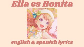 Ella es Bonita spanishenglish lyrics [upl. by Ahsinehs]