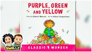 📚Kids Read Aloud  PURPLE GREEN and YELLOW by Robert Munsch  READALOUD [upl. by Bibeau]