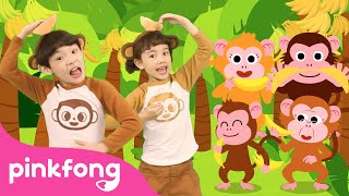 Monkey Banana Dance  Baby Monkey  Dance Along Song  Pinkfong Kids Songs [upl. by Araz881]