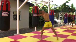 Shuki Rosenzweig Muay Thai in Thailand [upl. by Chaworth]