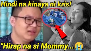 NAMAALAM NA BUMUHOS ANG LUHA NG PAMILYA NI KRIS AQUINO DAHIL SA SINAPIT NITO [upl. by Aisila36]