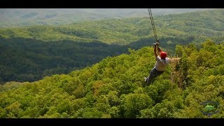 Inside look at Legacy Mountain Zip Lines in Pigeon Forge TN VisitMySmokiescom [upl. by Nahoj]