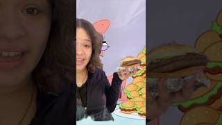 KRABBY PATTY🙏 spongebob food wendy krabbypatty explore relateable relateble funny dance [upl. by Aicsila86]