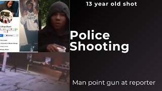 13yearold boy shot and critically wounded by Chicago police [upl. by Shirlie]