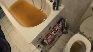 Kempinger 211Der SonntagsTatort in 2 EG WohnungenEs füllen sich Wanne Dusche und Toiletten mit ❓ [upl. by Hogle462]