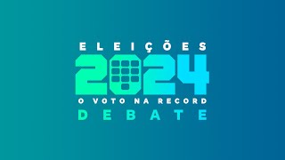 Debate com candidatos à Prefeitura de São Paulo DebateNaRECORD [upl. by Kall540]