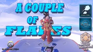 Overwatch Achievements  MEI  A COUPLE OF FLAKES Winter Wonderland 2018 [upl. by Sylvie896]