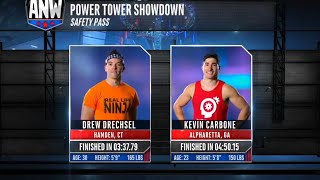 Power Tower Drew Drechsel vs Kevin Carbone Safety Pass  Episode 8 [upl. by Llekcm]