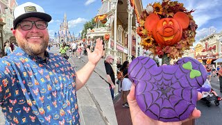 Disney’s Magic Kingdom 2024  NEW Spooky Snacks amp Exploring Tom Sawyer Island  Walt Disney World [upl. by Eenttirb]