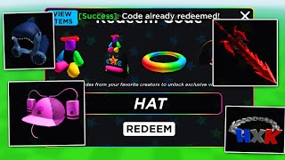 10 NEW CODES FOR FREE ITEMS in UGC LIMITED CODES ROBLOX [upl. by Vasta291]