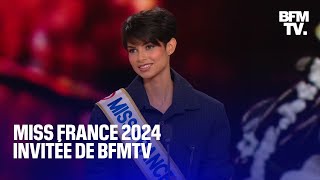 Miss France 2024 lintégralité de linterview dÈve Gilles sur BFMTV [upl. by Aihsekyw]