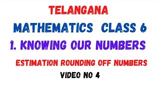 Estimation rounding off numbersKnowing our numbersClass 6TG maths by school maths made easy [upl. by Carleton]