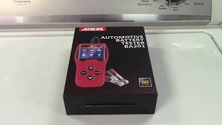 ANCEL Automotive Battery Tester BA201 Review [upl. by Dnalel]