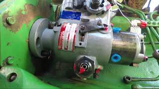 Roosa Master  Stanadyne 2030 JD Injection Pump Installation [upl. by Susumu729]