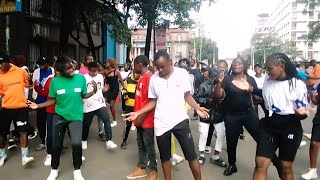 Rayvanny ft Harmonize sensema official video choreography Kizzdaniel Patoranking davido Amapiano Kha [upl. by Shanks836]