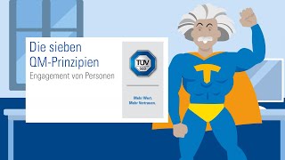 TÜV SÜD Akademie erklärt die sieben QMGrundsätze – QMPrinzip Nr 3 Engagement [upl. by Ettezzil]