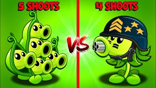 PvZ2  MEGA GATLING PEA vs PEA POD  Who Will Win  Plant Vs Plant [upl. by Notyrb]