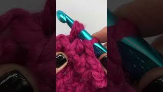 BPHDC  Back Post Half Double Crochet bphdc crochet [upl. by Phil848]