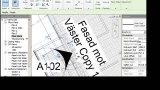 REVIT BYGGLOV ÖVNING del 19 panel mönster ritningsförteckning försättsblad [upl. by Ail]