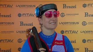 Interview Zuzana REHAK STEFECEKOVA SVK  Gold Medal Trap Women  Lonato ITA  ISSF WORLD CUP 202 [upl. by Calica]