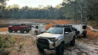 Quick overnight trip to Ocala National Forest RUNAWAY CAMPERS [upl. by Dnomrej]