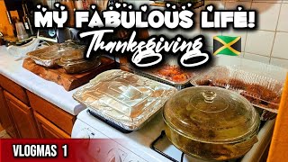 LIFE IN BK NY Thanksgiving in the kitchen Vlogmas1 [upl. by Halueb]