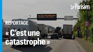 Le périphérique à 50 kmh met déjà les Parisiens sur les nerfs [upl. by Indnahc]