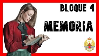 Psicotécnicos EJERCITO ESPAÑOL 📕🖊 TRUCOS bloque MEMORIA [upl. by Magnolia]