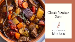 Classic Venison Stew [upl. by Enilamme]