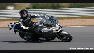 Belgium Zolder Circuit training BMW R1200RT Suzuki SV1000 motorbike motorcycle bike travel [upl. by Anoirtac]