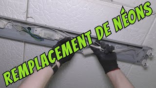 Remplacement danciens néons [upl. by Llenad]