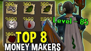 The 8 Most Profitable Mid Game Money Making Methods OSRS [upl. by Ahsinor951]