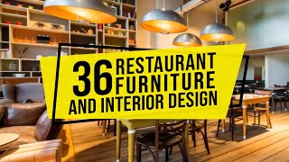 36 Restaurant Furniture and Interior Design Ideas  1 [upl. by Anilec]