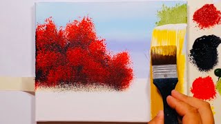 KING ART GOLD WATERFALL AUTUMN N 587 PAINTING TUTORIAL [upl. by Sydelle]