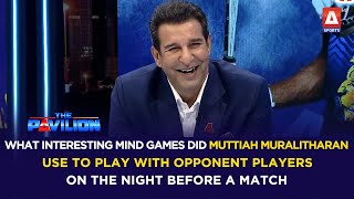 What mind games did quotMuralitharanquot use to play with opponent players on the night before a match 😁 [upl. by Ekenna]