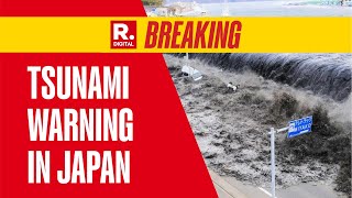 Japan Issues Tsunami Warning After 71 Magnitude Earthquake Hit Near Miyazaki [upl. by Shuler]