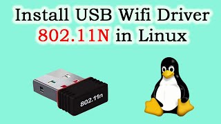 Install USB Wifi Driver in Linux [upl. by Berri]