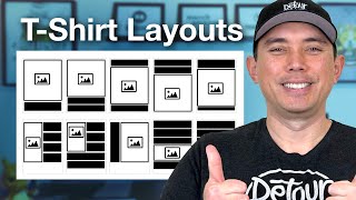 25 Layouts to Create Better TShirt Designs and Get More Sales [upl. by Assenej338]