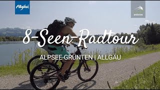 8SeenRadtour AlpseeGrünten  Radfahren im Allgäu HD [upl. by Anem]