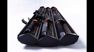 Fishing Rod Storage  SCUTE Fishing Rod Case [upl. by Sialac]