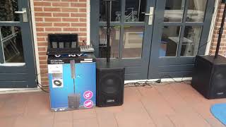 VONYX 1500 WATT sound test [upl. by Saxon439]