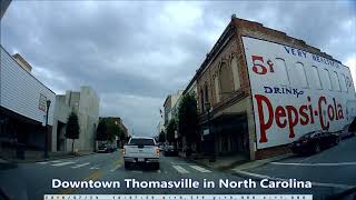 Downtown Thomasville  North Carolina [upl. by Nnyledam]