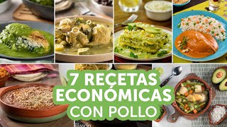 7 recetas económicas con pollo  kiwilimón [upl. by Connelley]