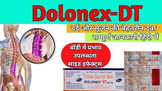 DolonexDT  Dolonex DT 20 mg Tablet Uses in Hindi Dolonex DT 20mg Tablet Uses in Hindi  Piroxicam [upl. by Curcio]