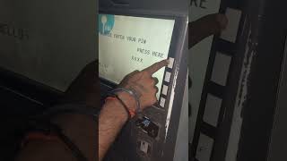 ATM 5000000 withdrawal shortvideo comedy atm sbi [upl. by Ardnad]