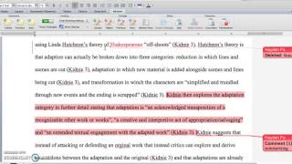 How to proofreadedit mark papers in MS Word [upl. by Alleuqcaj]