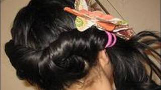 Hair Twist Side Ponytail Tutorial [upl. by Ury]