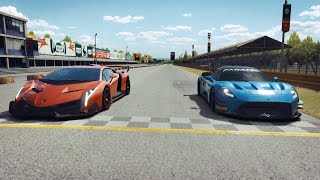 Maserati MC20 GT2 2023 vs Lamborghini Veneno 2013 at Monza Full Course [upl. by Niran]